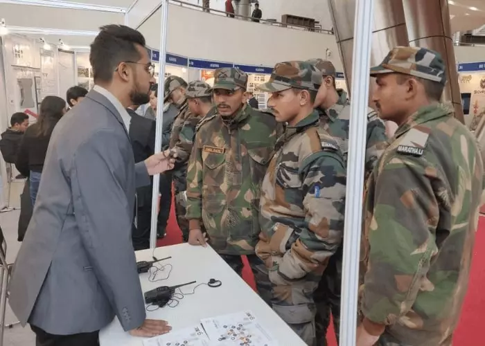Solution provided to Indian army for communication system reviewed by Lt. General and army officials 1 1 1
