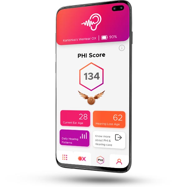 WeHear PHI Page App Score